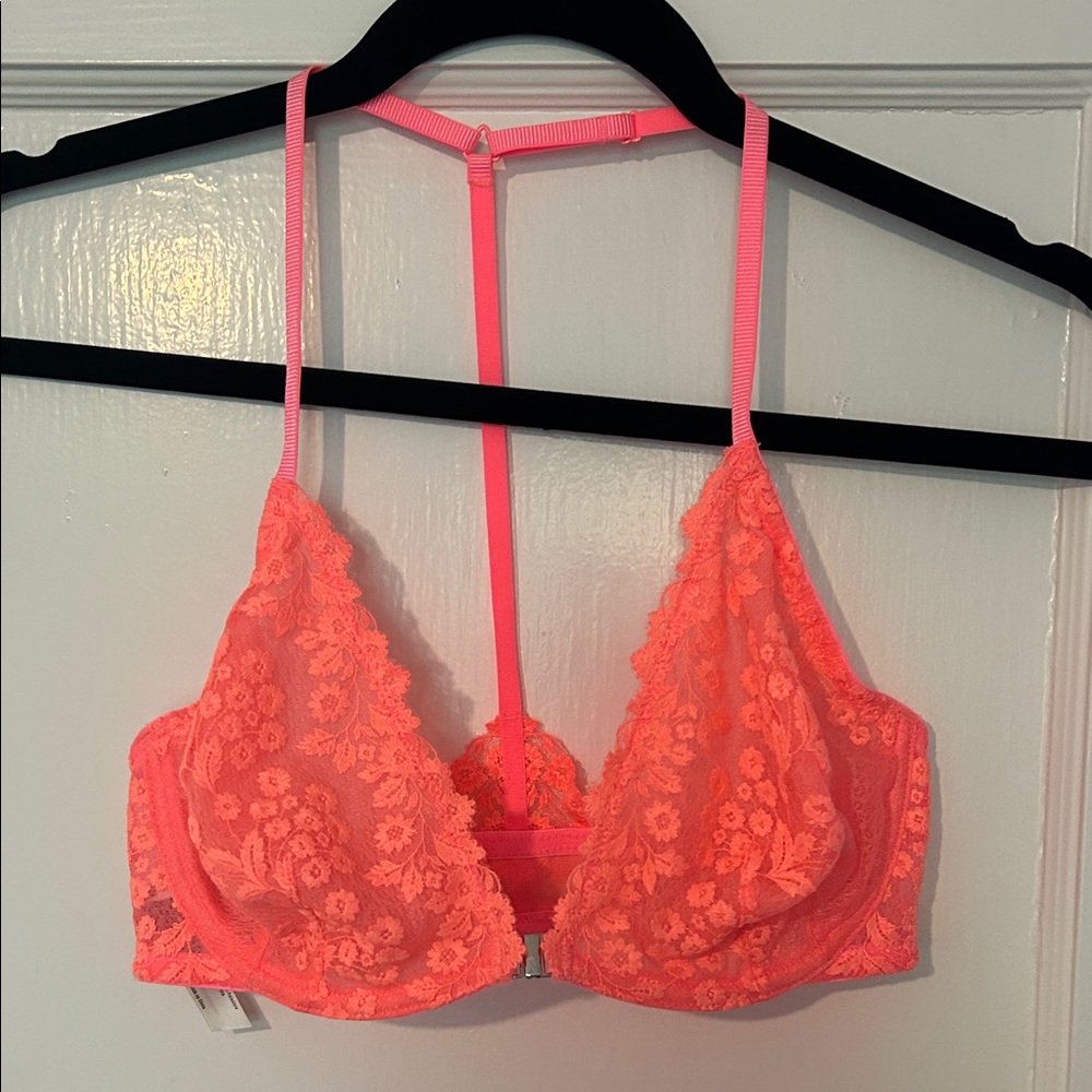 Free People Intimately Lace Front Clasp Bra